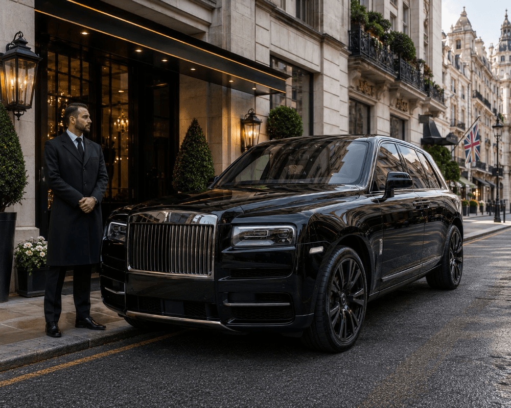 Luxury performance car parking