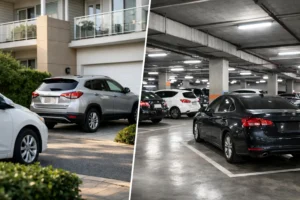 Residential Parking vs Public Car Park